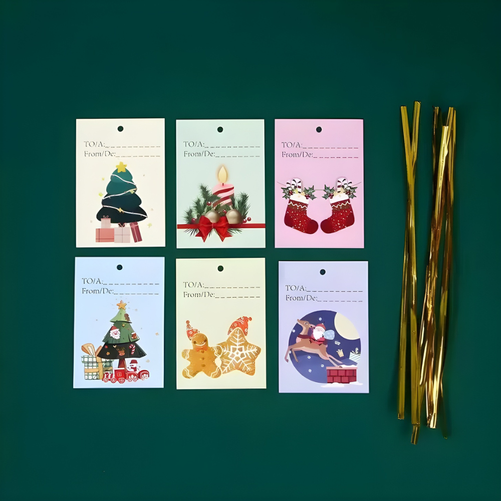 [20PCS] Kringle Express Gift Bag & Tags Set Biodegradable